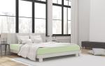 Mako-Feinjersey-Spannbetttuch, limone 514